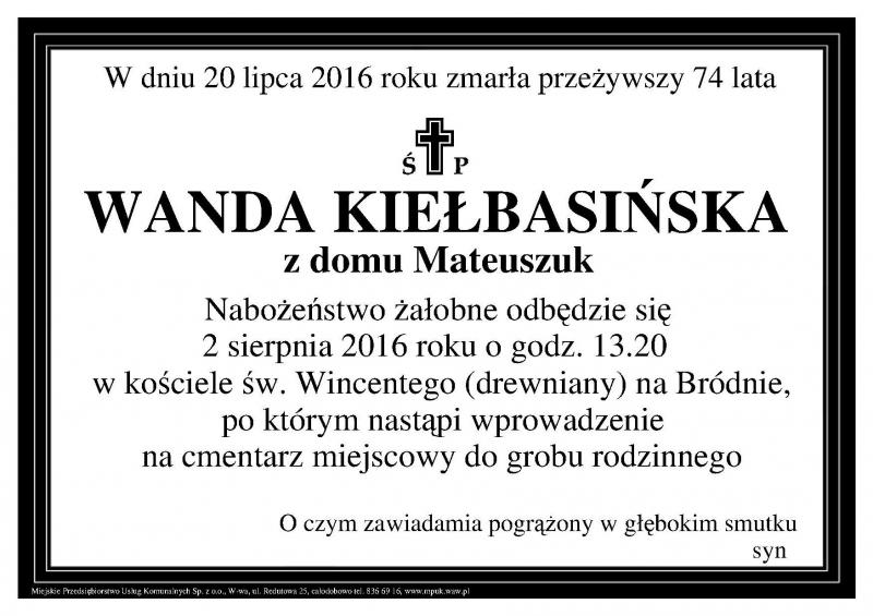 Wanda Kiełbasińska