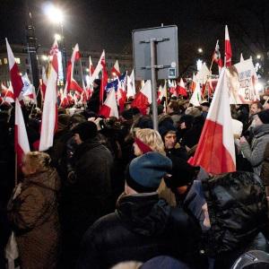 Zdjęcie: Protesty Warszawa SPOŁECZEŃSTWO