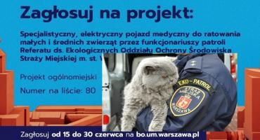 Ostatnie chwile na głosowanie w Budżecie Obywatelskim. Wśród projektów zakup auta dla Ekopatrolu!