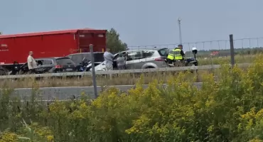 Wielkie korki na DK17 