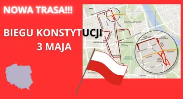 Bieg Konstytucji 3 Maja. Jaka będzie nowa trasa? Jakie zmiany?