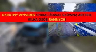 Groźny WYPADEK w Woli Łąckiej. Zdjęcia nie dla wrażliwych!