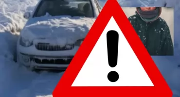 Zmarznięte dziecko w zaśnieżonym samochodzie. Akcja na Śródmieściu