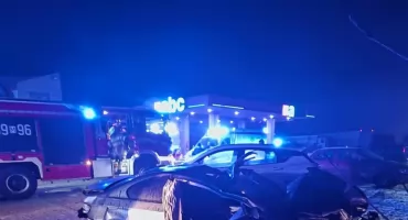 MĘŻCZYZNA STRACIŁ PANOWANIE NAD BMW. Zdarzenie w Chromna