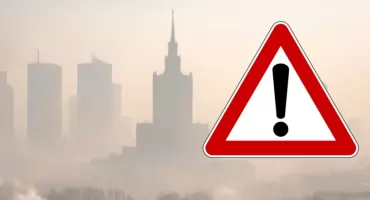 Zanieczyszczone powietrze nad Warszawą - ostrzeżenie dla mieszkańców