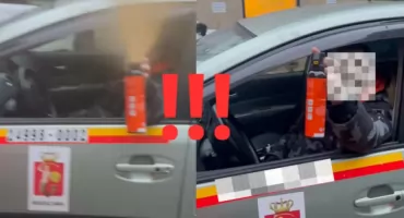 AWANTURA w sercu stolicy. Gaz, krzyki i interwencja policji