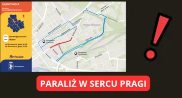 PILNE: Wielkie zamknięcie na Pradze! Legendarna Ząbkowska całkowicie odcięta od świata!