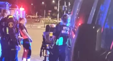 Agresywny BIESIADNIK rzucił się na ochroniarza - na Pradze-Południe 