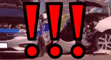 DRAMATYCZNE SCENY NA TARGÓWKU! CITROEN ROZTRZASKAŁ SIĘ NA RADIOWOZIE...