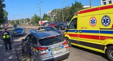 PIJANY JECHAŁ NA ROWERZE. Potrącenie na Pradze-Północ!