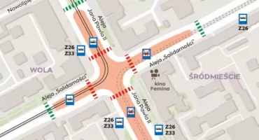 II ETAP PRAC na WAŻNYM SKRZYŻOWANIU. Zmiany w Warszawie!