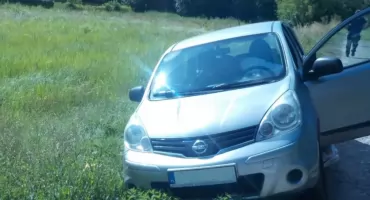 PORZUCONY SAMOCHÓD na Ursynowie. 