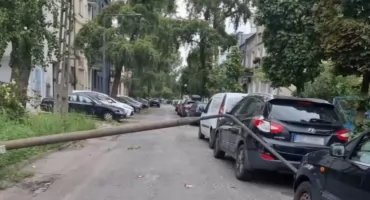 LATARNIA NIE WYTRZYMAŁA. Incydent na Pradze-Południe