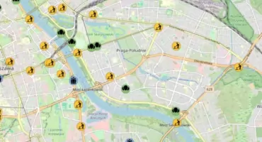NOCNE BIEGANIE na Pradze-Południe. 