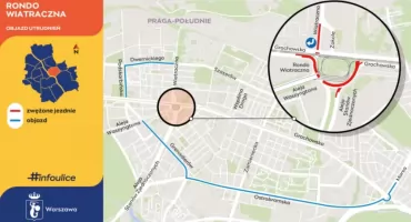 REMONT na Rondzie Wiatraczna. ZMIANY w komunikacji miejskiej! 