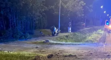 Kowalanka: GROŹNY WYPADEK z udziałem motocyklisty
