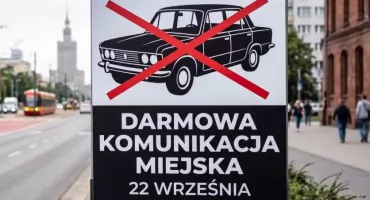 Dziś Dzień bez Samochodu. Komunikacja miejska w Warszawie CAŁKOWICIE ZA DARMO