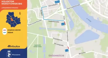 TRWA BUDOWA KOLEKTORA. Kolejne ZMIANY w Warszawie!