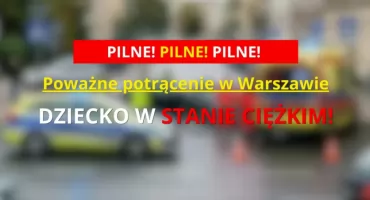 SZOKUJĄCY WYPADEK na Żoliborzu. 14-latek w stanie ciężkim!