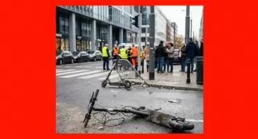 14-latek na hulajnodze spowodował wypadek na Pradze-Południe